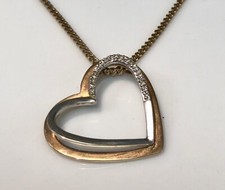 COLLIER OR 18 CARATS - coeur
