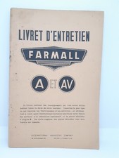 Ancien livret d'entretien