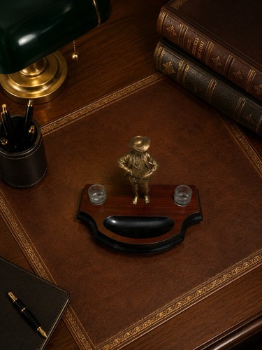 Ancien encrier style napoléon - encrier,