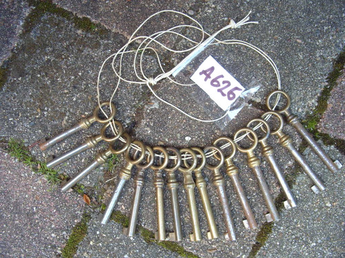 Lot a626 clé clés - de, 15