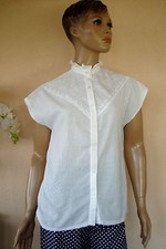 CHEMISIER TUNIQUE BLANC A