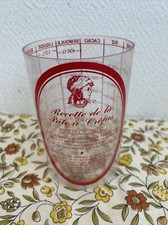 ancien verre doseur RHUM NEGRITA vintage pub bistrot plastique Crêpes