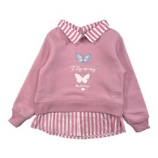Sweatshirt fille. Lee Cooper. Sweat couleur rose. Cadeau pour enfant de 4 à 14 a