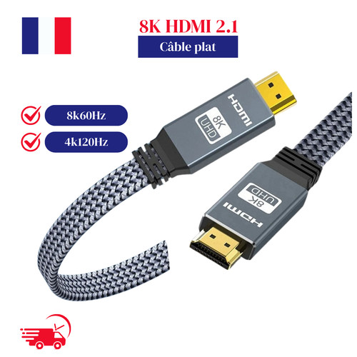 Câble hdmi 60hz 4k - 2.1,