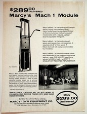 1973 Marcy Gym Equipment Mach