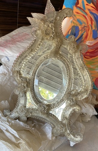 Miroir vénitien table - miroir,