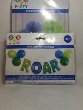 321 Party ROAR Balloon Banner