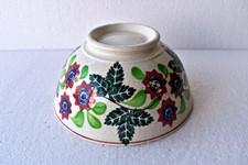 Bol En Terre Cuite Florale