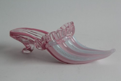 Chaussure verre soufflé