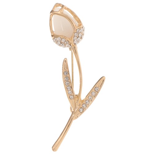 Broche tulipe délicate - broche,