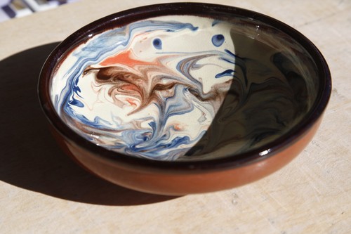 Poterie céramique plat