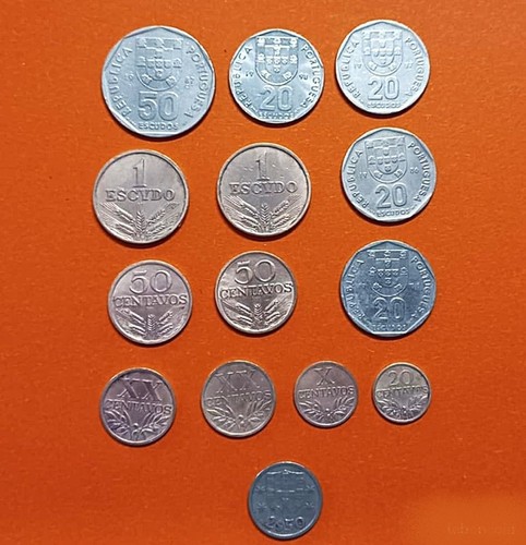 Pièces monnaie portugal - monnaie,