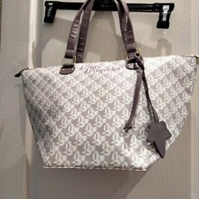 Collector sac besace femme "Lolita Lempicka" taupe et blanc Neuf 