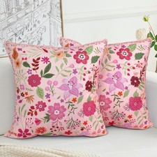 Lot de 2 Floral Housse de