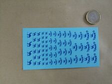 DECALCOMANIE DECALS ANCIEN WRC PUB RALLYE CAMEL 1/43