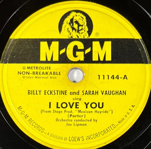 Billy eckstine and sarah - and,