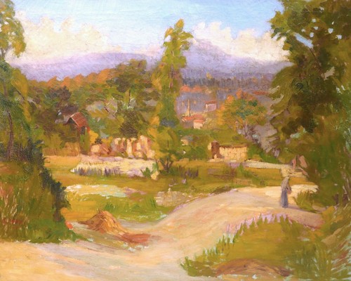 Tableau encadré paysage