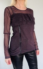 Top semi transarent  COP COPINE Vintage 1990s Taille M