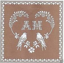 GRILLE POINT de CROIX  - COEUR COLOMBES - réf : 4003