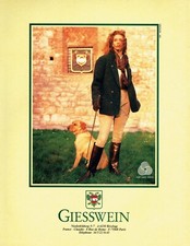 publicité Advertising  1022  1988  Giesswein  pret à porter laine  woolmark