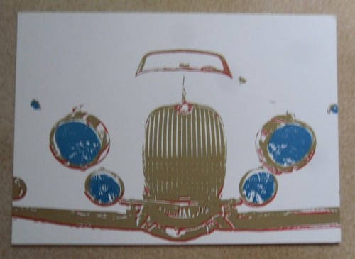 Carte postale jaguar 150 - jaguar, xk