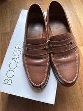 Bocage chaussures mocassins cuir cognac Taille 41  Réf.  N50