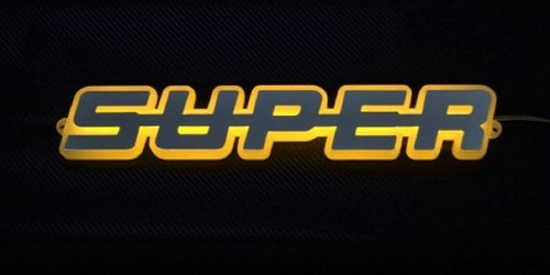 Panneau super jaune led 24v - super,