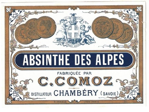 Ancienne étiquette absinthe - ancienne,