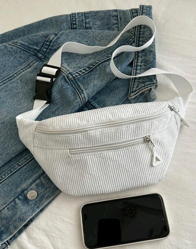 Sac banane velour côtelé - sac,