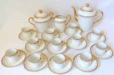 SERVICE A CAFE COMPLET PORCELAINE UC LIMOGES