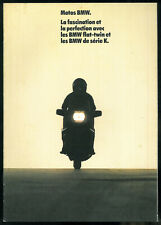 Brochure BMW K 100 RS /RT - R45 R65 R 80 RT / GS 1985 Catalogue Moto en Français