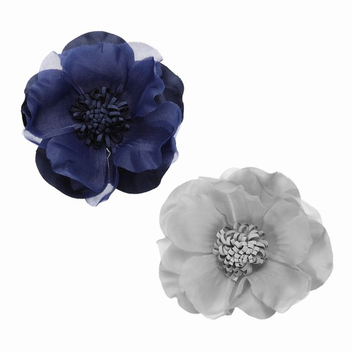 Broche fleur tissu pour - en,