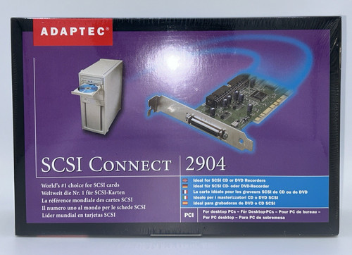 New adaptec scsi connect 2904 - adaptec,