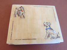 Ancienne boîte bakelite peint