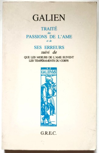 Livre galien traité des - livre,