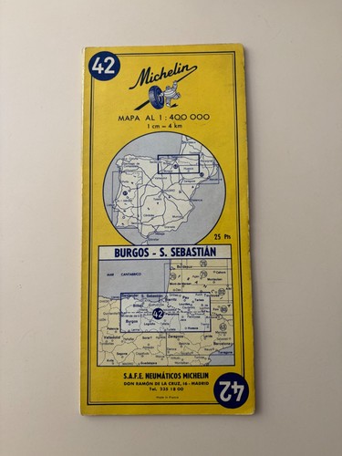 Ancienne carte michelin - michelin, n°42