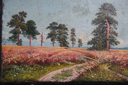Petite peinture huile - petite,