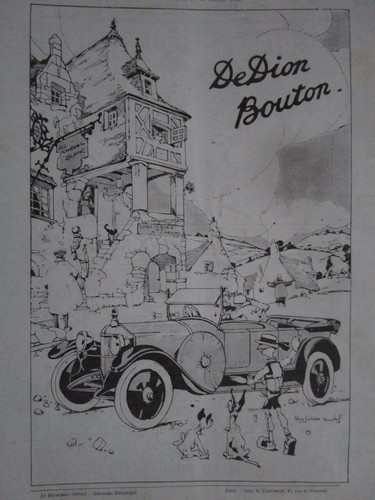 1924 pub automobile dion - de,