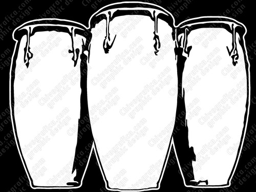 Congas decal vinyl sticker - congas,