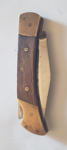 Couteau poche ancien laiton - de,