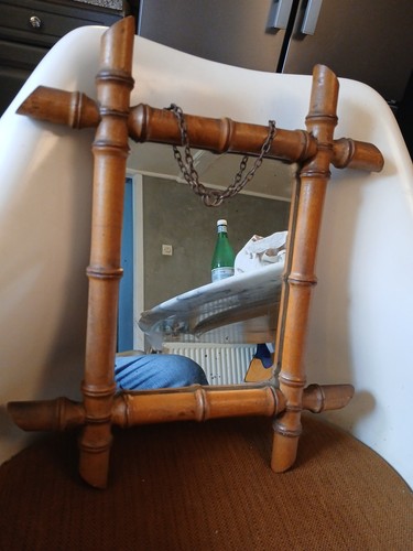Miroir bambou miniature - miroir,