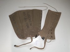 Guetres Americaines Ww2 Nominatives - Materiel Original - US Wwii Leggings 