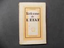 Réforme de l'état E. Gascoin 1932 EO envois signé - Fascisme Bolchévisme