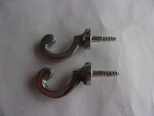 paire de crochet ancien Porte Embrase Rideaux