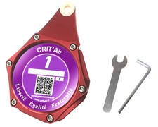 Porte Vignette Assurance Moto Etui Support De Vignette Crit air ou Assurance ...