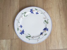 PLAT ROND  EN PORCELAINE EPAISSE  APILCO VILLA D'ESTE FLORAL