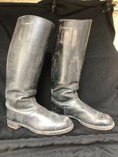 botte allemande ww2 en cuir 