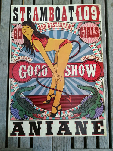 Ancienne affiche publicitaire - ancienne,