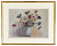 SUPERBE AQUARELLE NATURE MORTE
