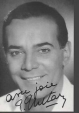 Georges GUETARY PHOTOGRAPHIE sur CARTE  15*10 avec AUTOGRAPHE -3-